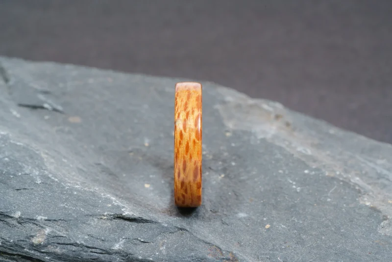 Lacewood Handcrafted Bentwood Ring For Him or Her