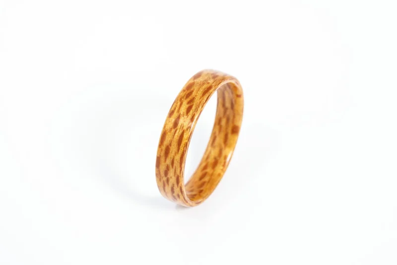 Lacewood Handcrafted Bentwood Ring For Him or Her