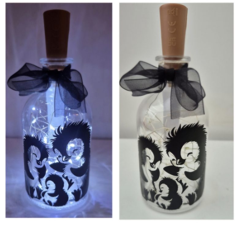 Penguin Family Bottle Light