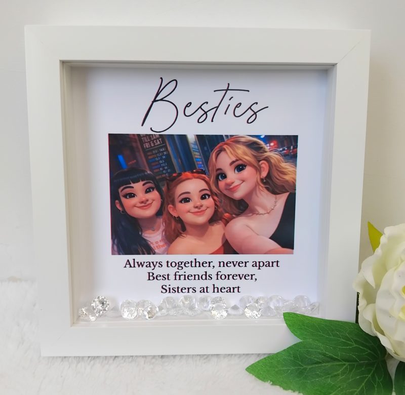 Custom Personalised Cartoon image frame, Personalised Gift, Cartoon Gift, Friend Gift, Birthday Gift