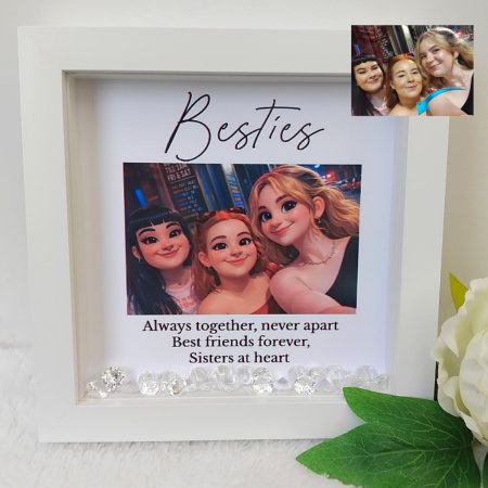 Custom Personalised Cartoon image frame, Personalised Gift, Cartoon Gift, Friend Gift, Birthday Gift