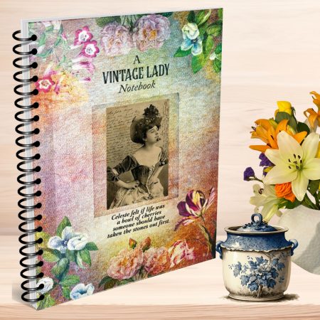 LADIES VINTAGE STYLE SKETCHBOOK: (Celeste)