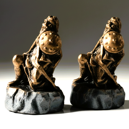 Custom Chess Set: Scottish Highlander, Jacobite; wide choice of colour finishes. (Pieces only)
