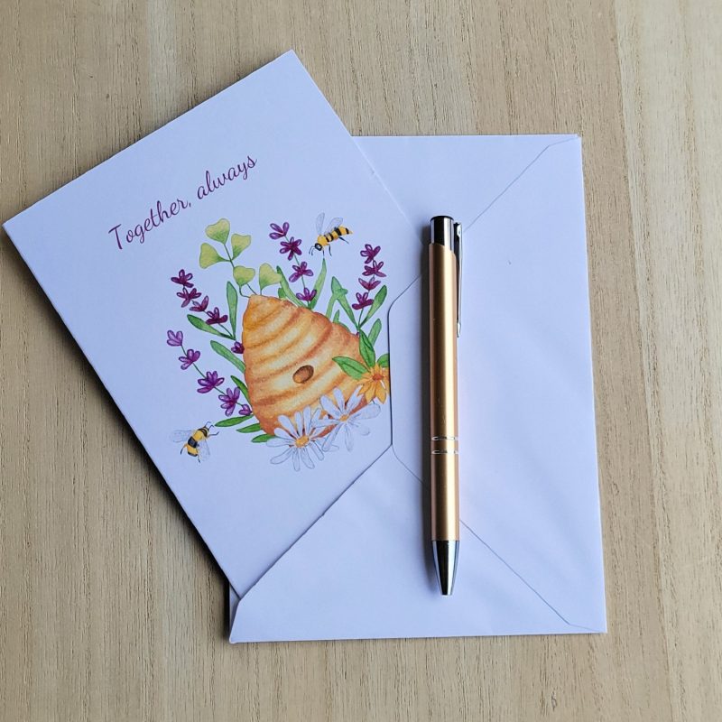 Personalised Anniversary “Together, Always” Card, 5x7