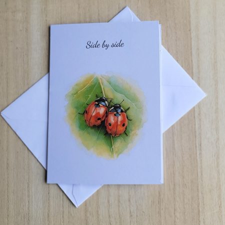 Personalised Anniversary “Side by Side” Card, 5x7