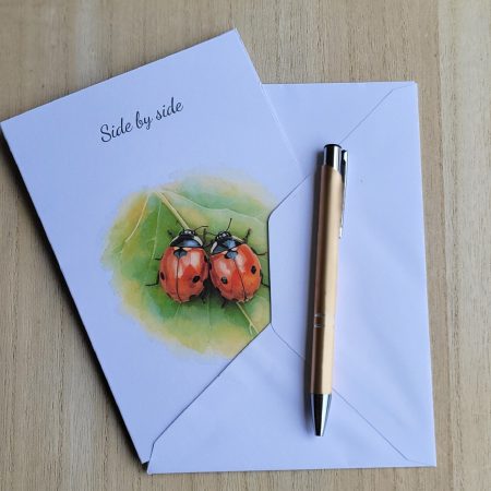 Personalised Anniversary “Side by Side” Card, 5x7