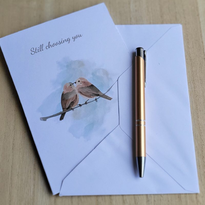 Personalised Anniversary “Still Choosing You” Greeting Card, 5x7