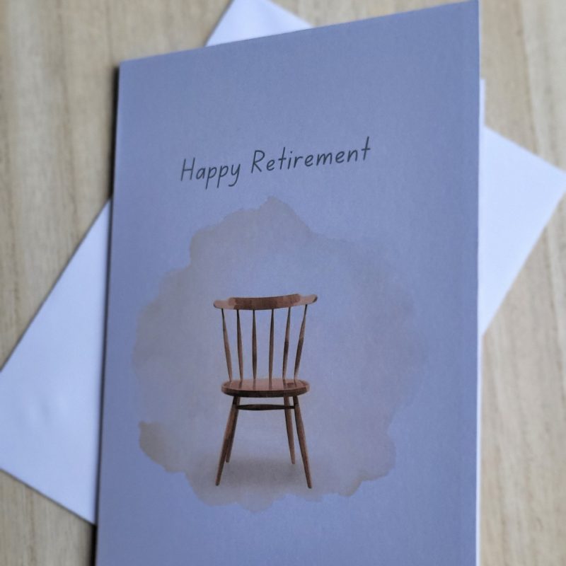 Personalised Retirement Greeting Card, 5x7