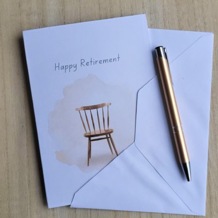 Personalised Retirement Greeting Card, 5x7