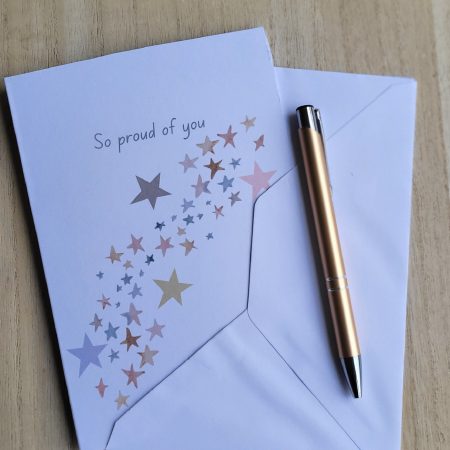 Personalised “So Proud of You” Congratulations Card, 5x7