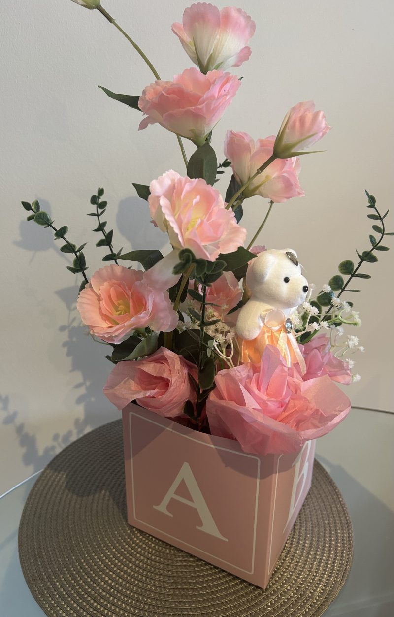 Pink Baby Flower Box