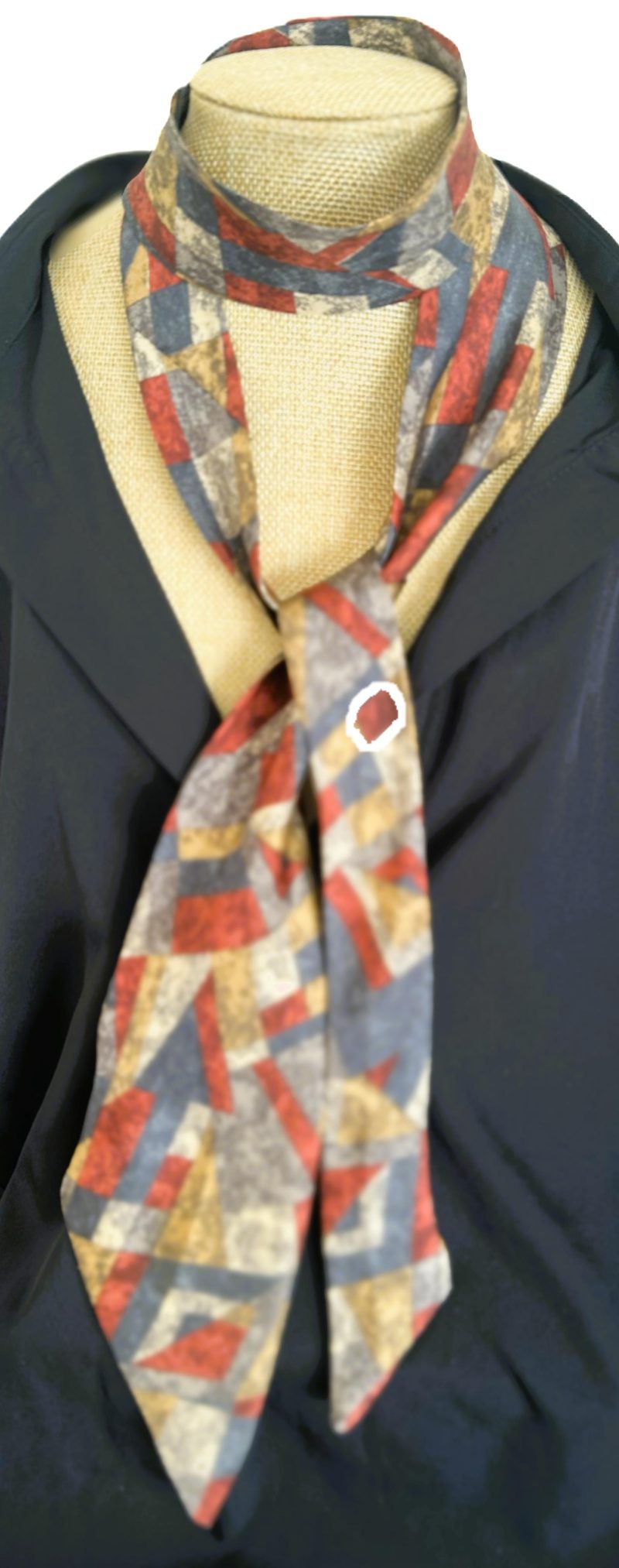 Handmade, Classic silky scarf.
