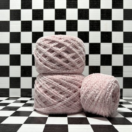 Fluffy Pink - Reclaimed Yarn