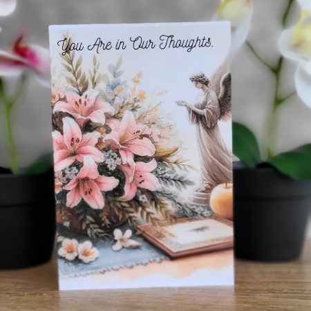 Sympathy “You Are in Our Thoughts” Greeting Card, 5x7