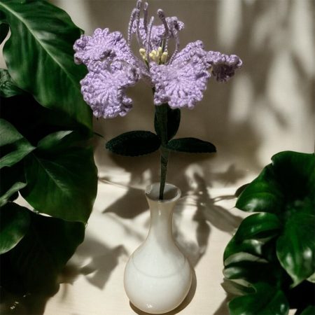 Handmade Crochet Crape Myrtle Flower Stems in various colours