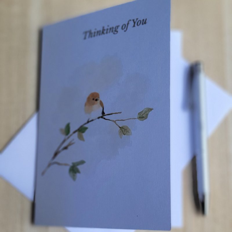 Personalised “Thinking of You” Get Well Card, 5x7