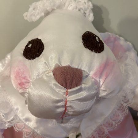 Handmade 80’s Soft Toy Rabbit, Lightweight and Vintage Style