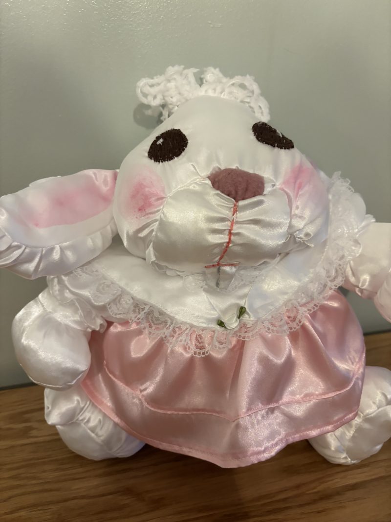 Handmade 80’s Soft Toy Rabbit, Lightweight and Vintage Style