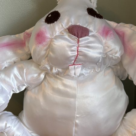 Handmade 80’s Soft Toy Rabbit, Lightweight and Vintage Style