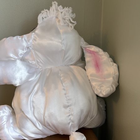 Handmade 80’s Soft Toy Rabbit, Lightweight and Vintage Style