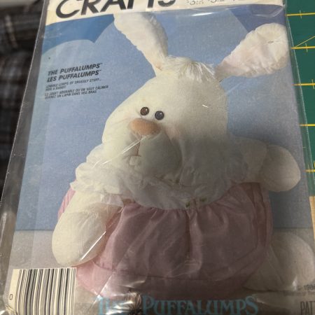 Handmade 80’s Soft Toy Rabbit, Lightweight and Vintage Style