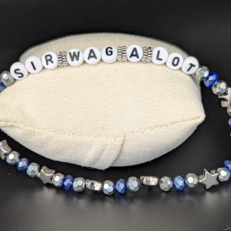 Sir Wag-A-Lot Beaded Dog Necklet | XS (11")
