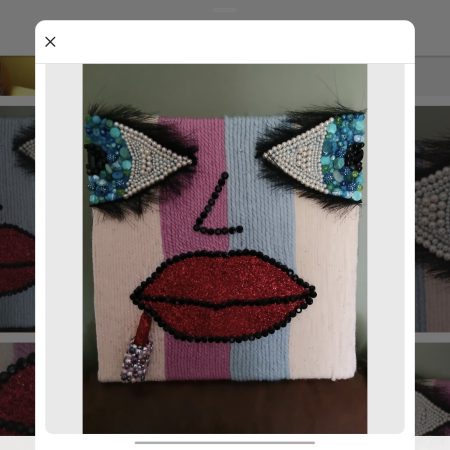 'Eye Nose you' Original art in the style of Pop Art - Signed