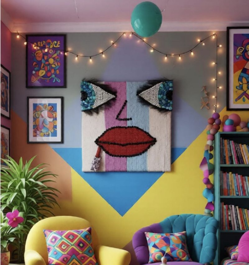 'Eye Nose you' Original art in the style of Pop Art - Signed