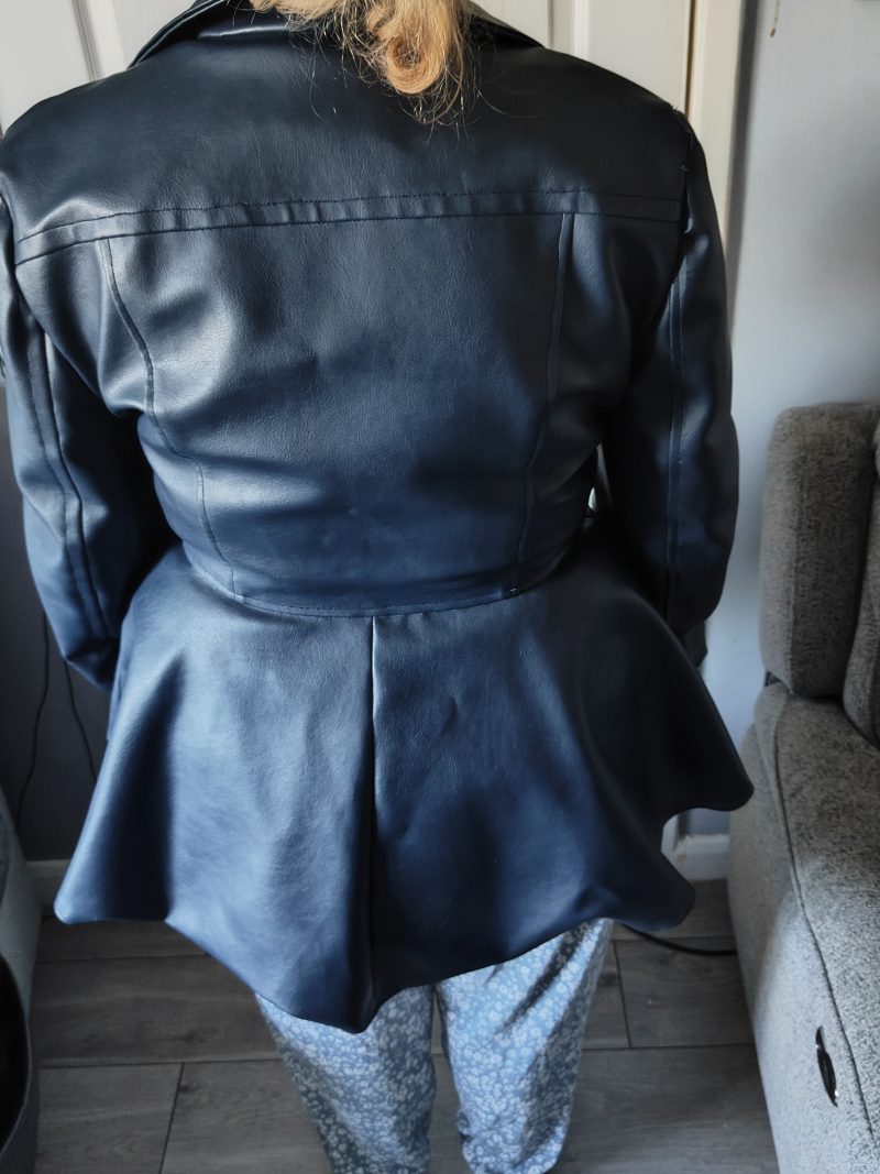 Faux leather jacket