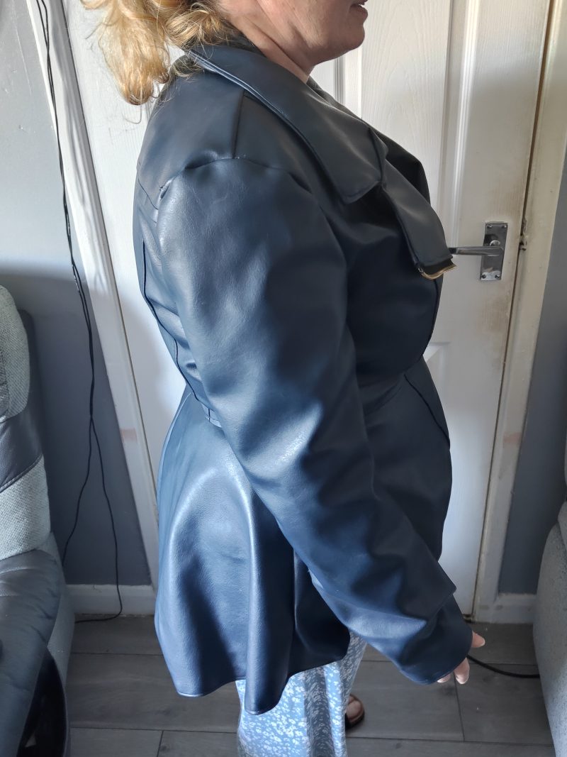 Faux leather jacket