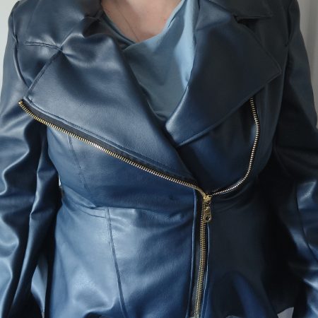 Faux leather jacket