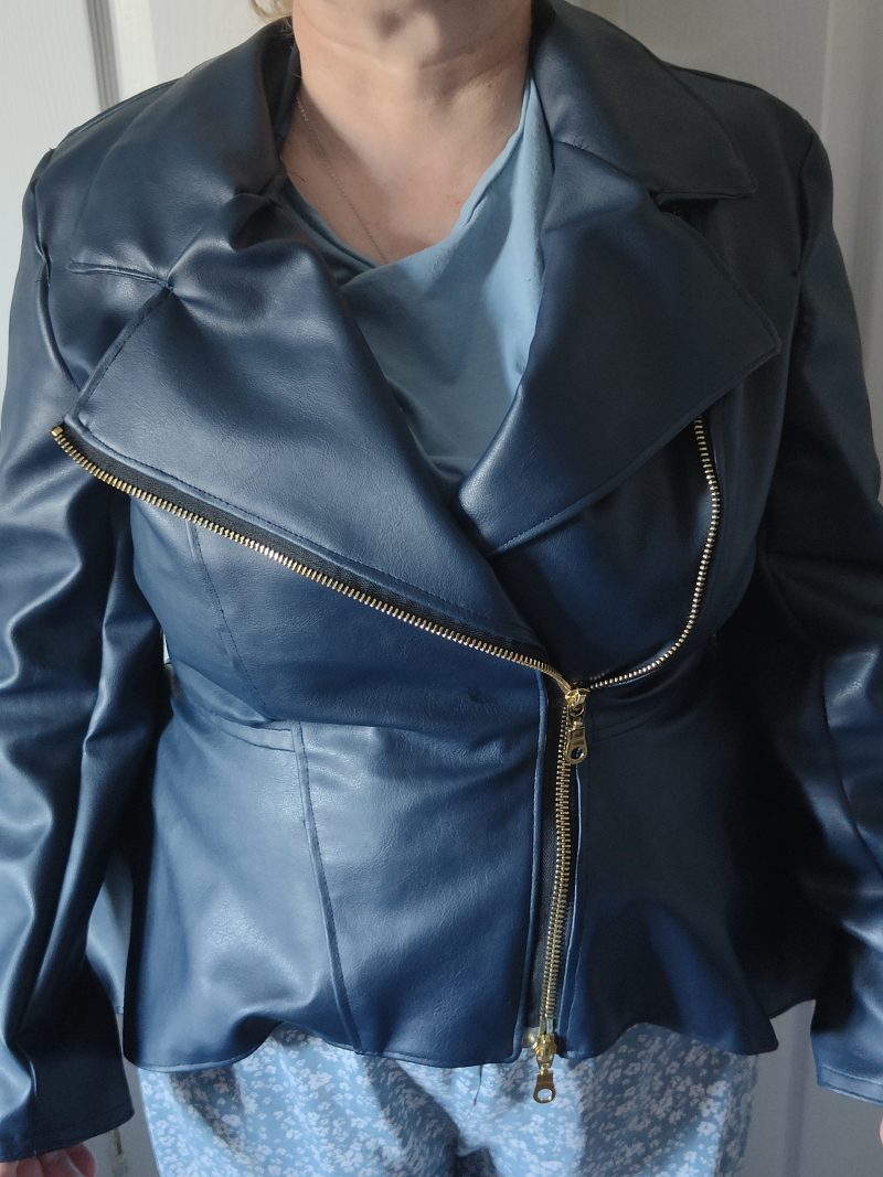 Faux leather jacket