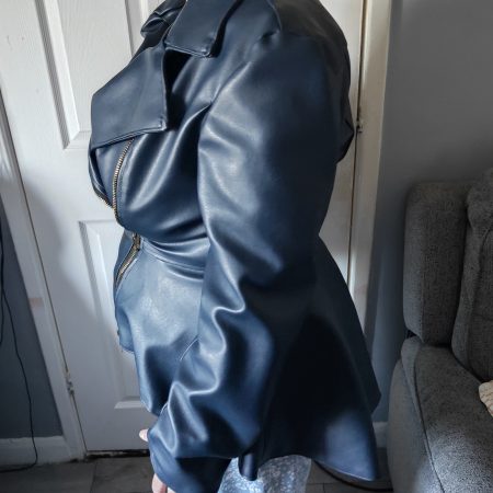 Faux leather jacket