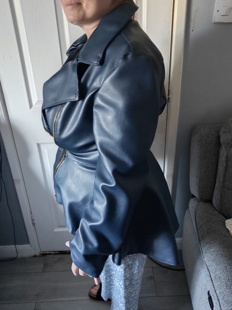 Faux leather jacket
