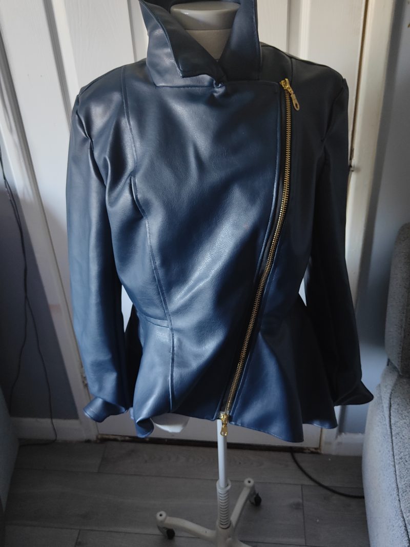 Faux leather jacket