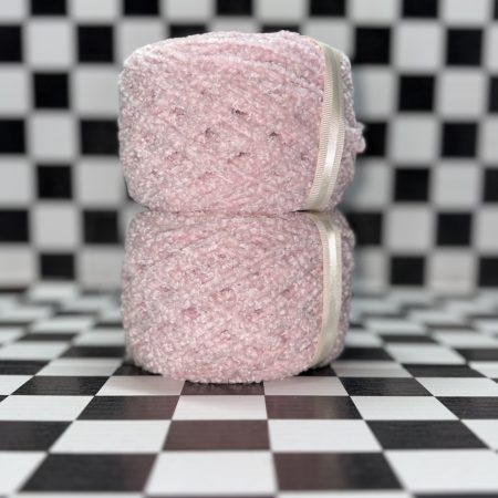 Fluffy Pink - Reclaimed Yarn