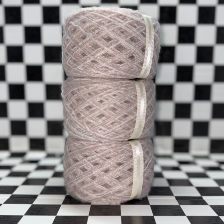 Pink/White - Reclaimed Yarn