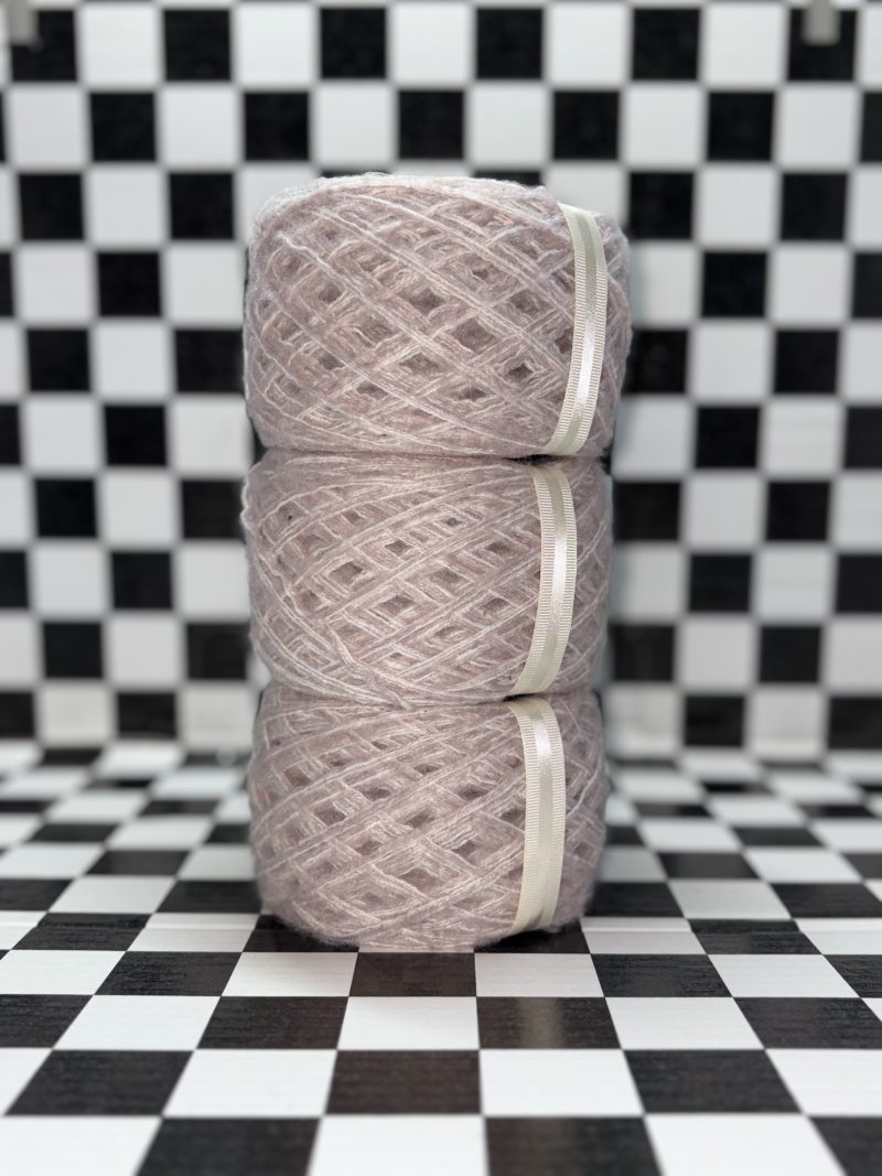 Pink/White - Reclaimed Yarn