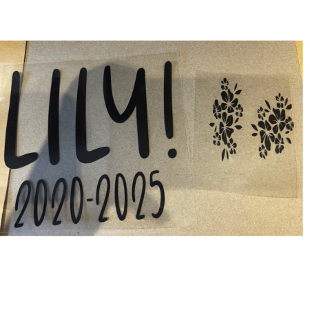 2026 School Leaver Shirt Iron transfer