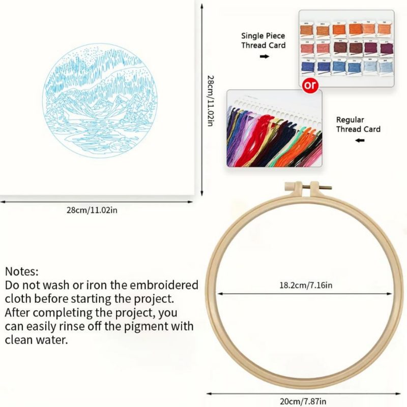 Cross Stitch Kits for Beginners | Hummingbird (20cm with frame)