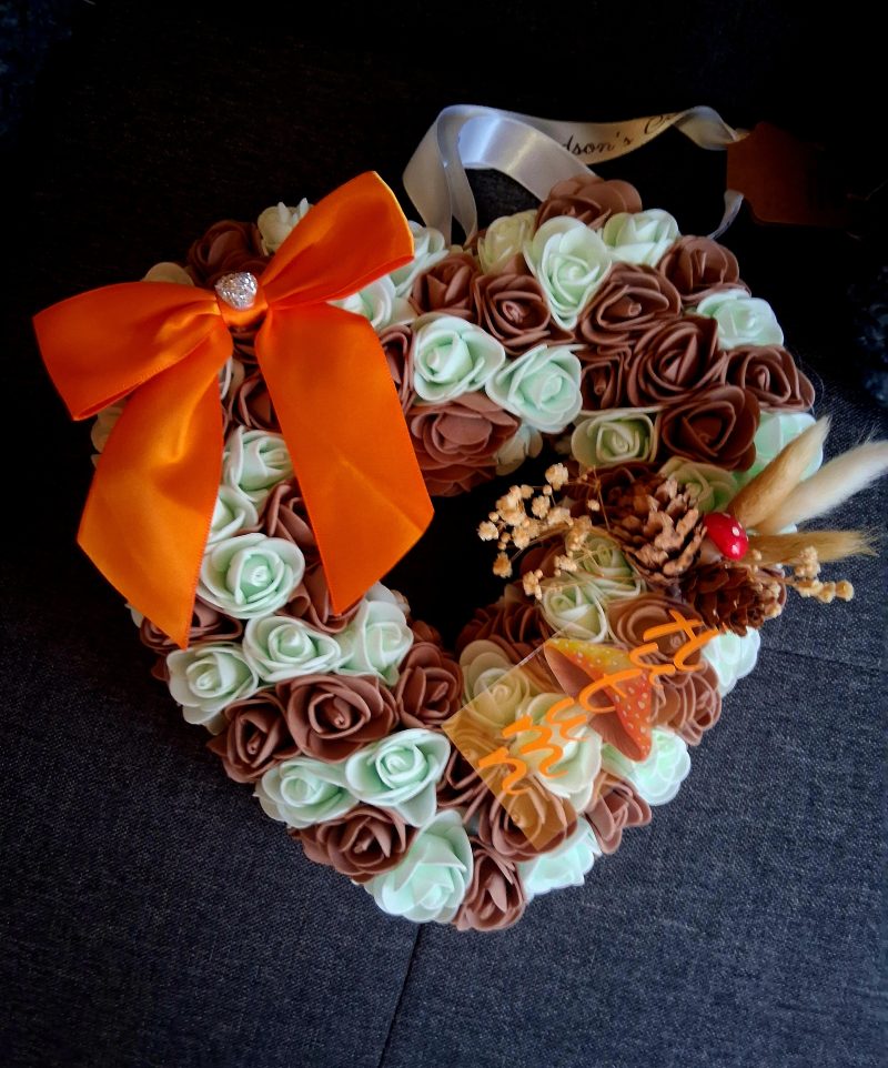 20cm Heart Wreath