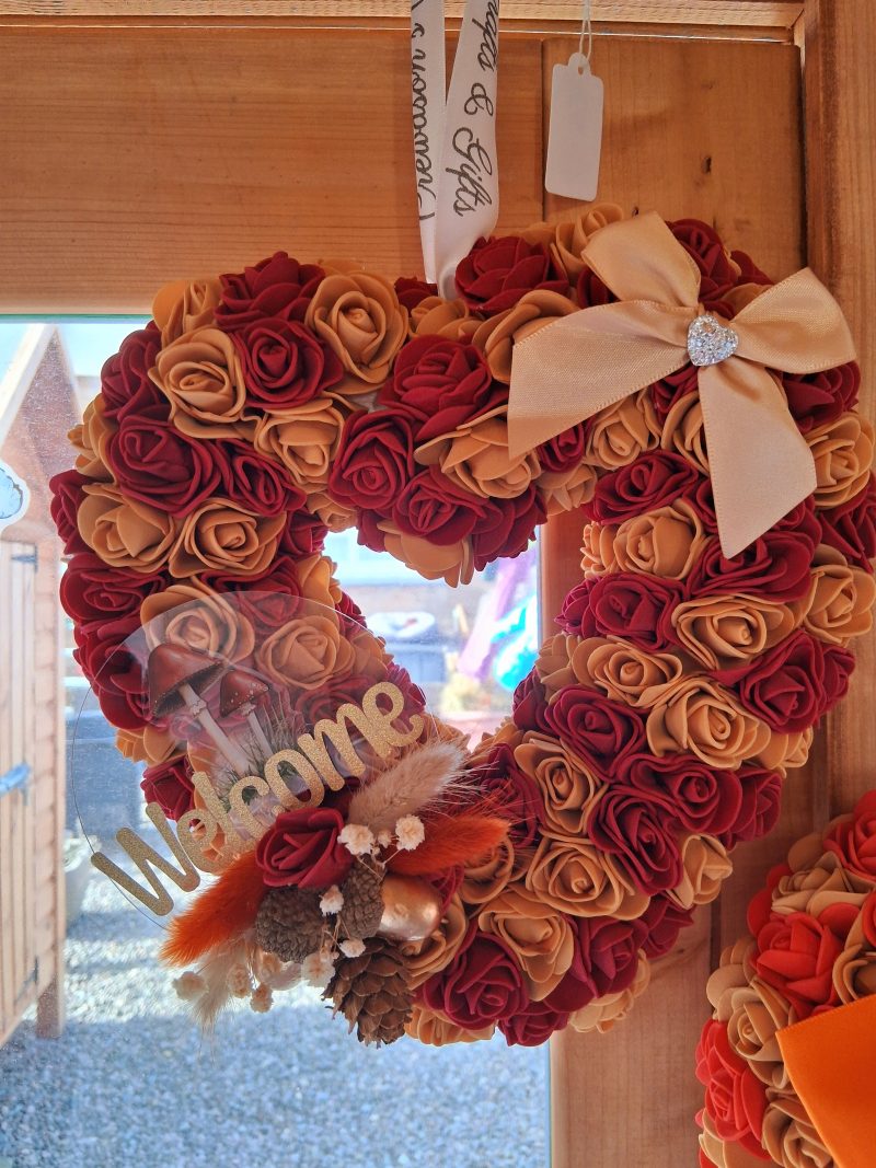 20cm Heart Wreath