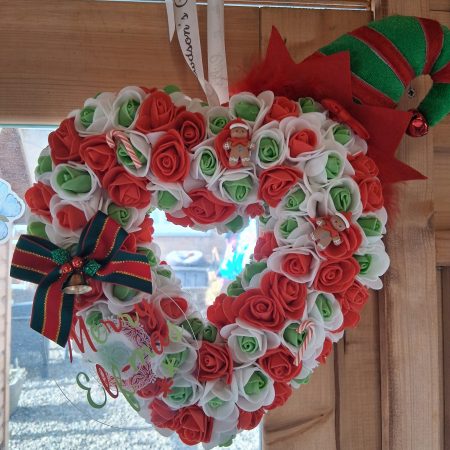 20cm Heart Wreath