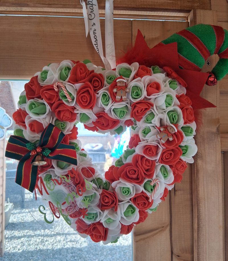 20cm Heart Wreath