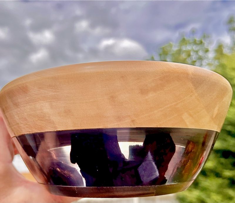 Wood/ resin Bowl.