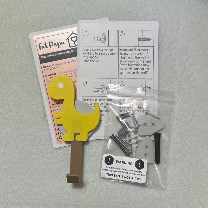 Dinosaur Clothes Hook