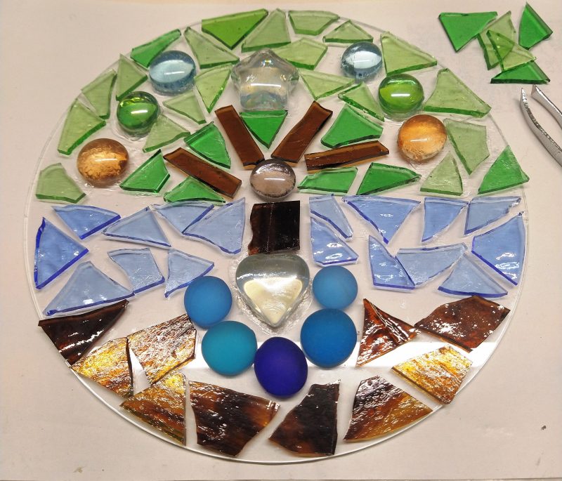 Tree of Life Mosaic Mandala Kit — DIY Stained Glass Craft