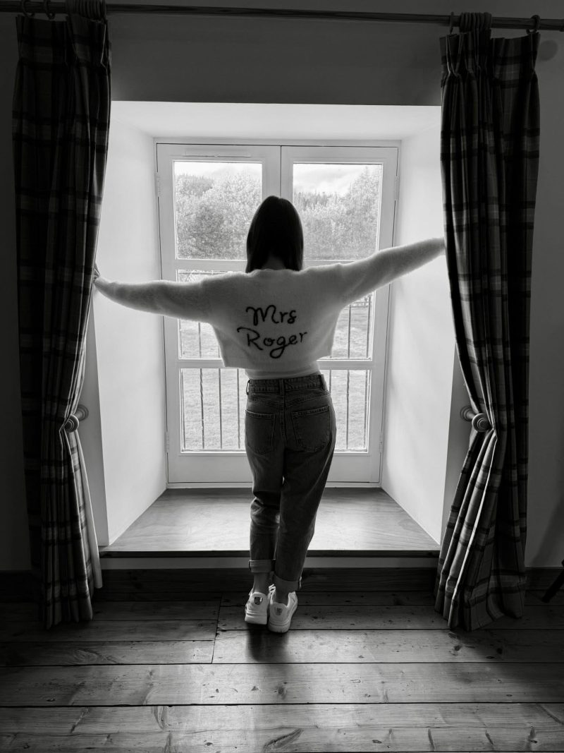 Bridal personalised cardigan