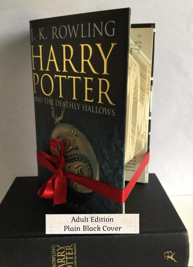 Personalised Wedding Date Book Fold, Harry Potter Book Fan.Wedding, Paper.Anniversary