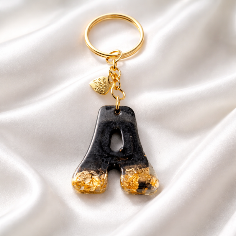 Resin Intial Keyrings